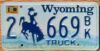 2000 Wyoming truck vg+