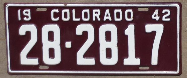 1942 Colorado nearly mint