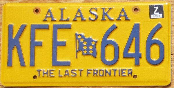 Alaska - Z (permanent registration) vg