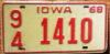 1968 Iowa vg-