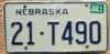 1986 Nebraska vg-