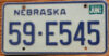 1986 Nebraska vg-