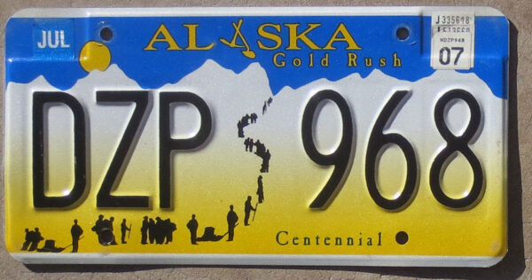 2007 Alaska Gold Rush Centennial vg