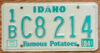 1984 Idaho vg+