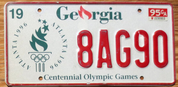 1995 Georgia Olympic Games vg-
