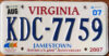 2007 Virginia Jamestown vg