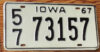 1967 Iowa exc