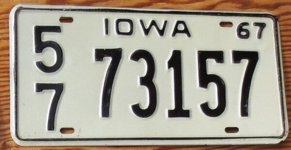 1967 Iowa exc