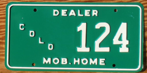 1977 Colorado mobile home dealer - mint - Rare Type