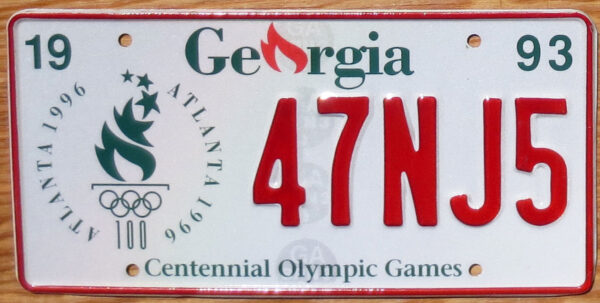 1993 Georgia Olympic Games mint