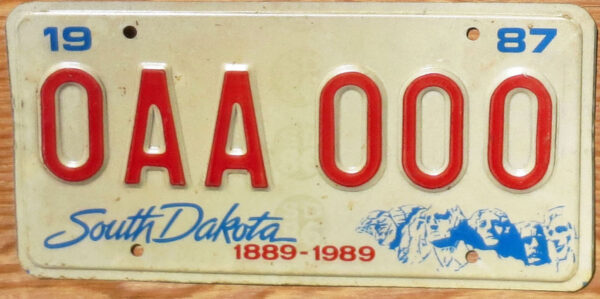 1987 South Dakota sample exc