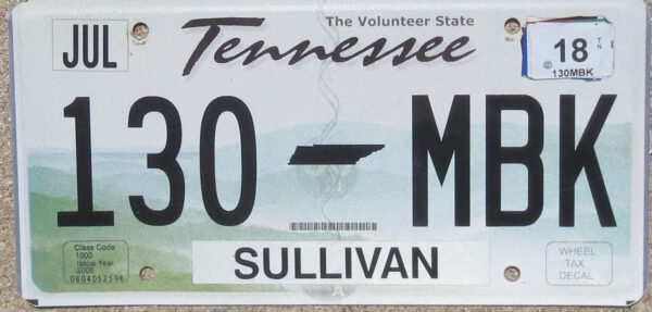 2018 Tennessee vg