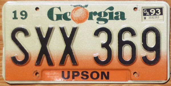 1993 Georgia vg-