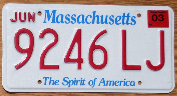 2003 Massachusetts vg+
