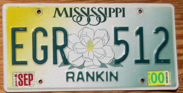 2000 Mississippi vg-