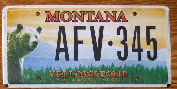 Montana - Yellowstone National Park mint