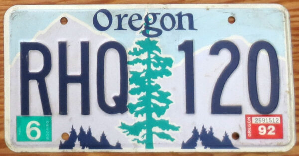 1992 Oregon vg
