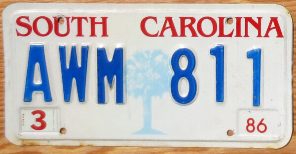 1986 South Carolina vg