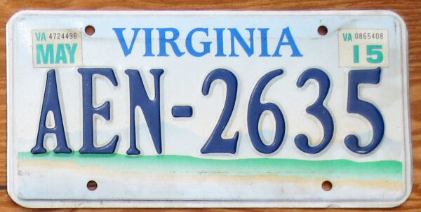 2015 Virginia mountain scene vg-