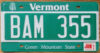 1995 Vermont nearly mint NICE PLATE