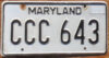 1981 Maryland "CCC" vg-