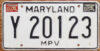 1986 Maryland MPV exc-