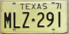 1971 Texas vg-