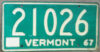 1967 Vermont vg