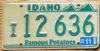 1989 Idaho vg