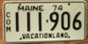 1974 Maine commercial exc