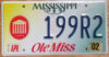 2002 Mississippi - University of Mississippi vg+