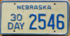 1993 base Nebraska 30-Day Temporary mint
