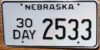 1996 base Nebraska 30-Day Temporary mint