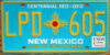 2011 New Mexico Centennial vg+