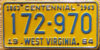 1964 West Virginia vg