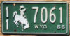 1966 Wyoming good