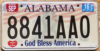 2016 Alabama God Bless America vg+