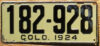 1924 Colorado vg
