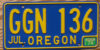 1974 Oregon mint NICE PLATE