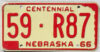 1966 Nebraska vg+