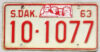 1963 South Dakota vg-