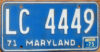 1975 Maryland Lions Club vg-
