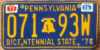 1976 Pennsylvania vg-
