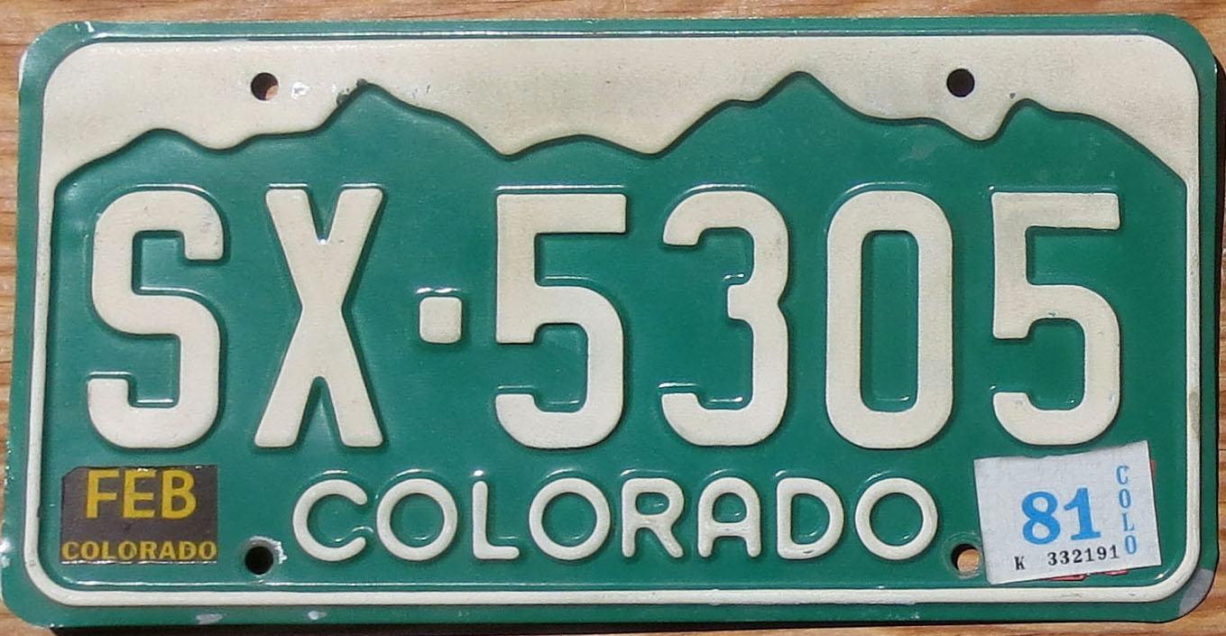 1981 Colorado vg+