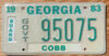 1983 Georgia government vg