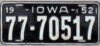 1952 Iowa vg