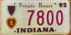 1992 Indiana Purple Heart exc