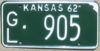 1962 Kansas mint - Greeley County
