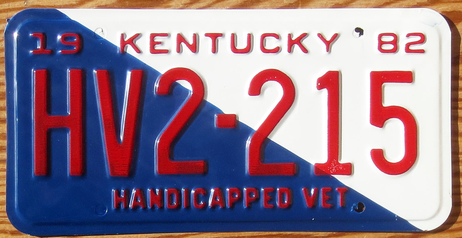 1982 Kentucky handicapped veteran mint