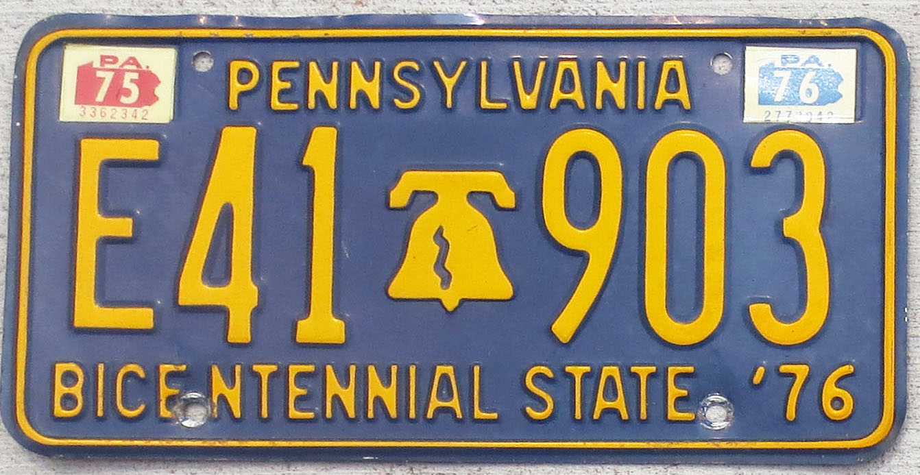 1976 Pennsylvania vg-